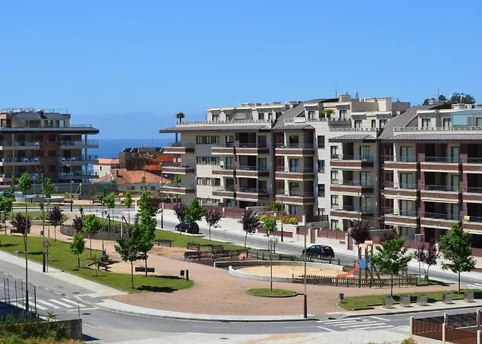 Acogedor Apartamento Con Terraza En Portonovo