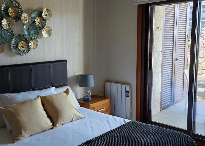 Acogedor Apartamento Con Terraza En Portonovo